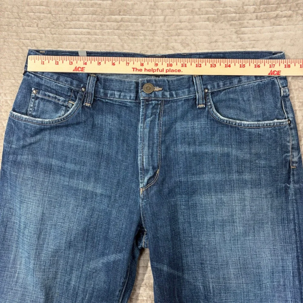 Citizens of Humanity Mens Jeans Straight Leg Blue Denim 38x32 12697 Style 606306